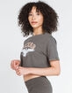 FULL TILT Texas Eagle Womens Crop Tee image number 2