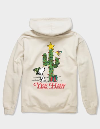 PEANUTS Yee Haw Holiday Unisex Hoodie Alternative Image