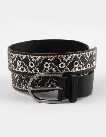 Embroidered Boho Womens Belt Primary Image