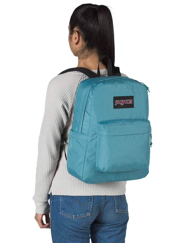 JANSPORT Superbreak Plus Teal Backpack image number 2