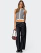EDIKTED Everson Striped Button Up Knit Top image number 2
