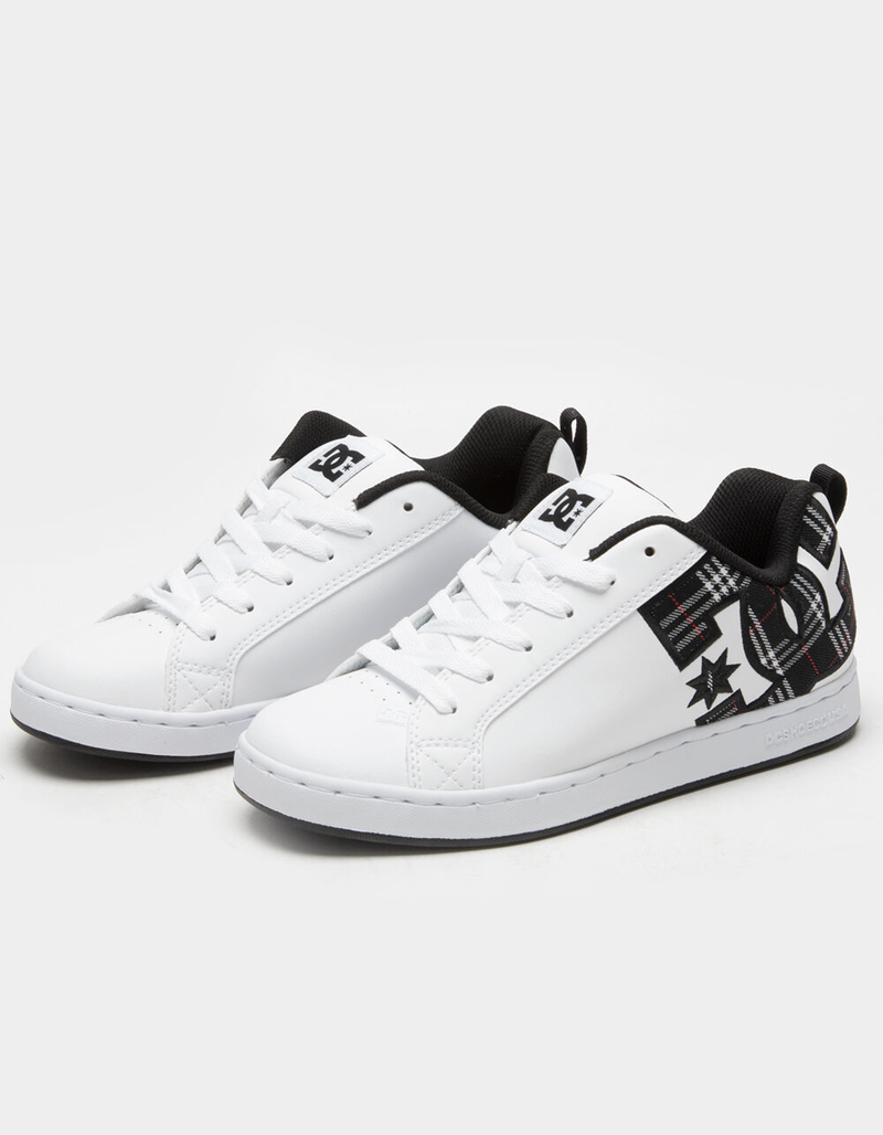 DC SHOES Court Graffik Womens White Combo Shoes image number 0