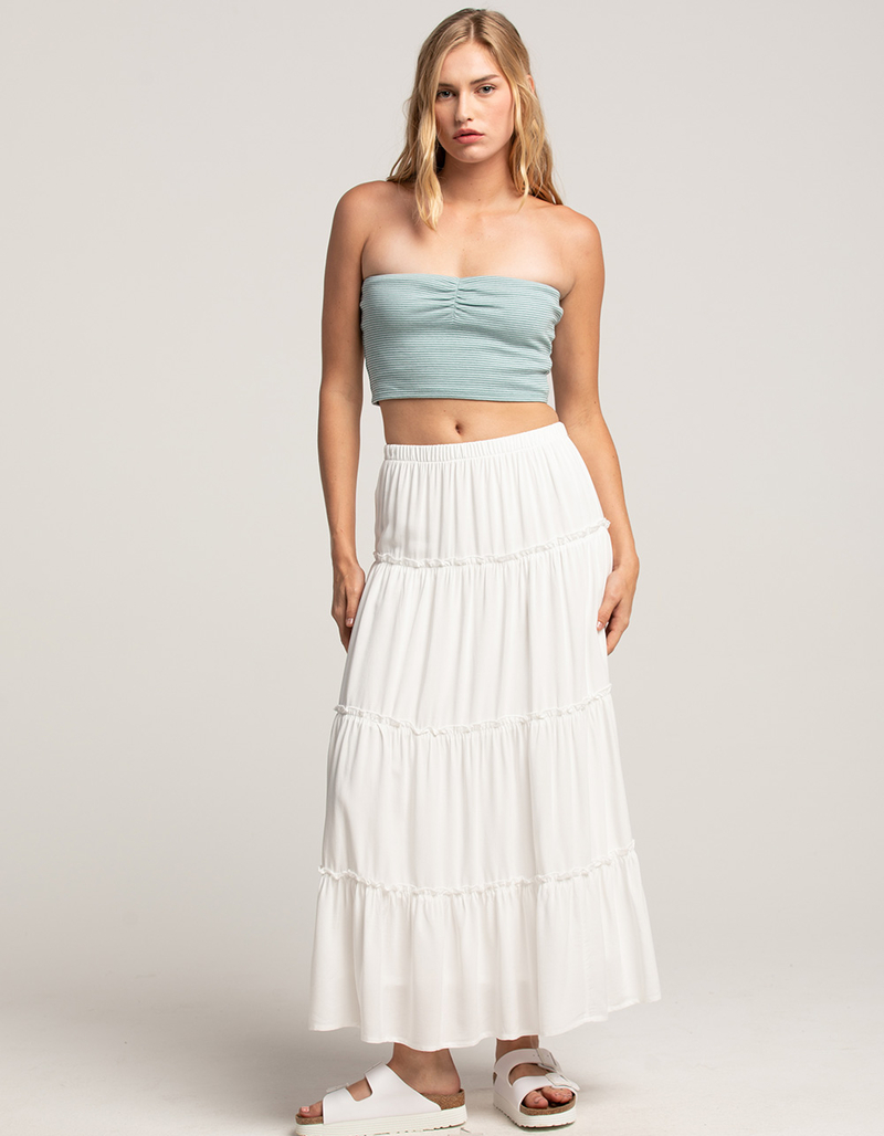 FULL TILT Stripe Cinch Womens Tube Top image number 3