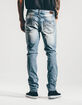 RSQ Seattle Mens Skinny Tapered Stretch Jeans image number 5
