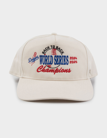 47 BRAND Los Angeles Dodgers Back To Back World Series Champions Snapback Hat Alternative Image