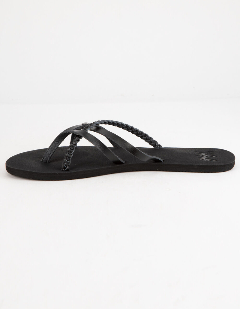 GIGI Criss Cross Black Womens Sandals image number 3