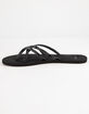GIGI Criss Cross Black Womens Sandals image number 4