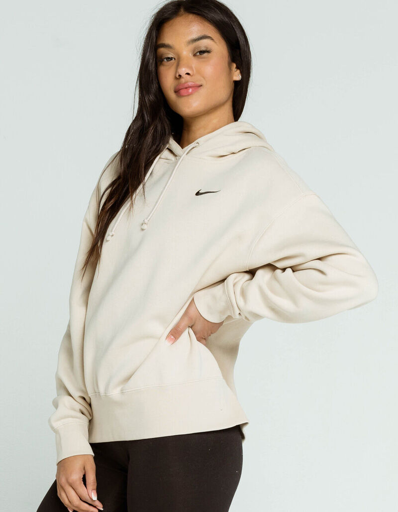 Nike club hoodie cream clearance