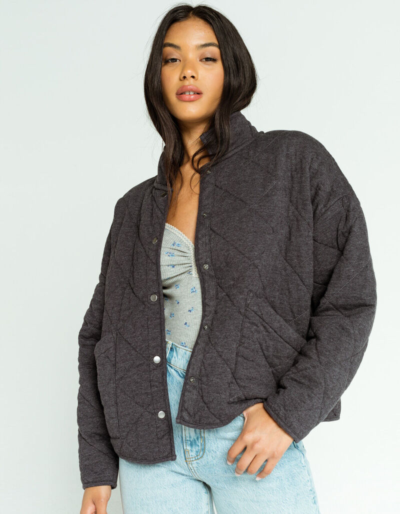 WEST OF MELROSE All The Feels Womens Quilted Jacket - OFFBL - 379064104