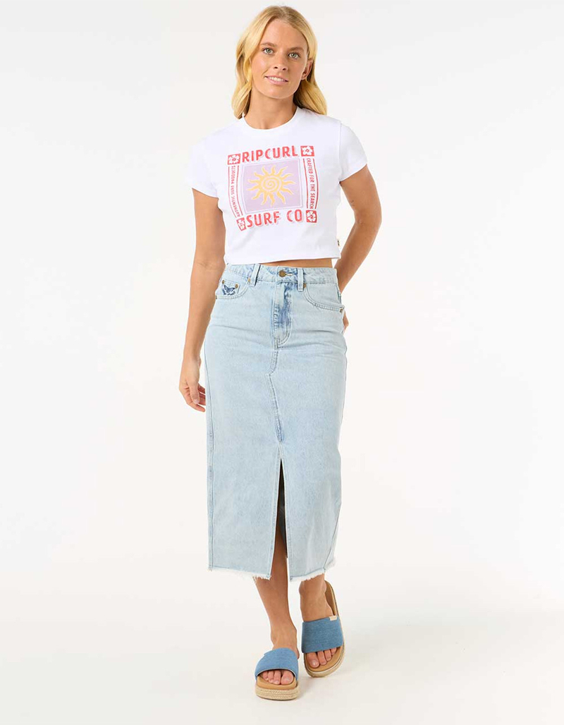 RIP CURL Cala Womens Baby Tee image number 4