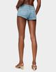 EDIKTED Jagger Low Rise Denim Shorts image number 3