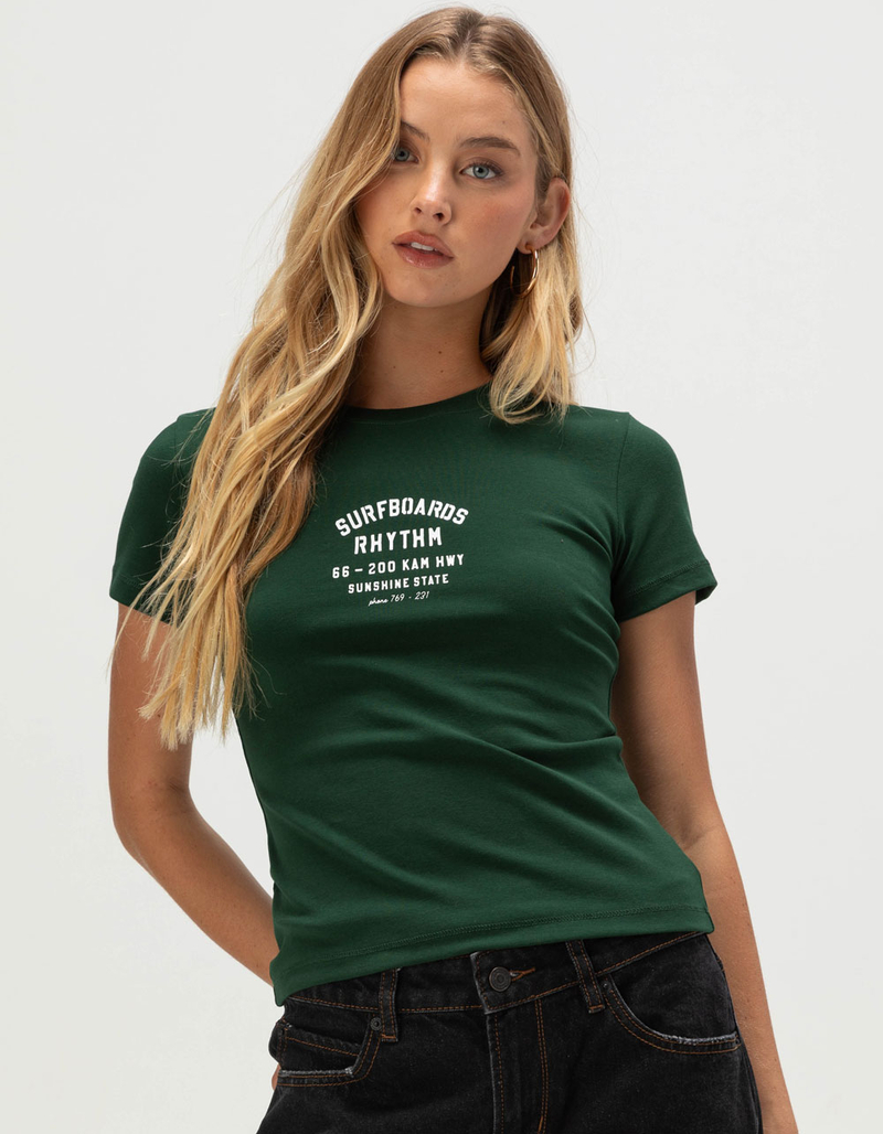 RHYTHM Surf Everyday Womens Baby Tee image number 0