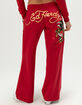 ED HARDY Eagle Womens Rhinestone Sweatpants image number 2