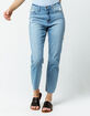 RSQ High Rise Medium Wash Womens Straight Leg Jeans image number 4