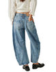 FREE PEOPLE Good Luck Mid Rise Barrel Womens Jeans image number 7