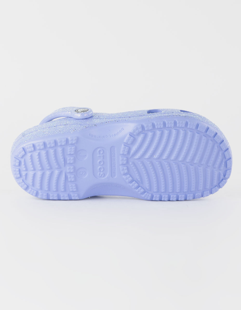 CROCS Girls Classic Glitter Clogs image number 2