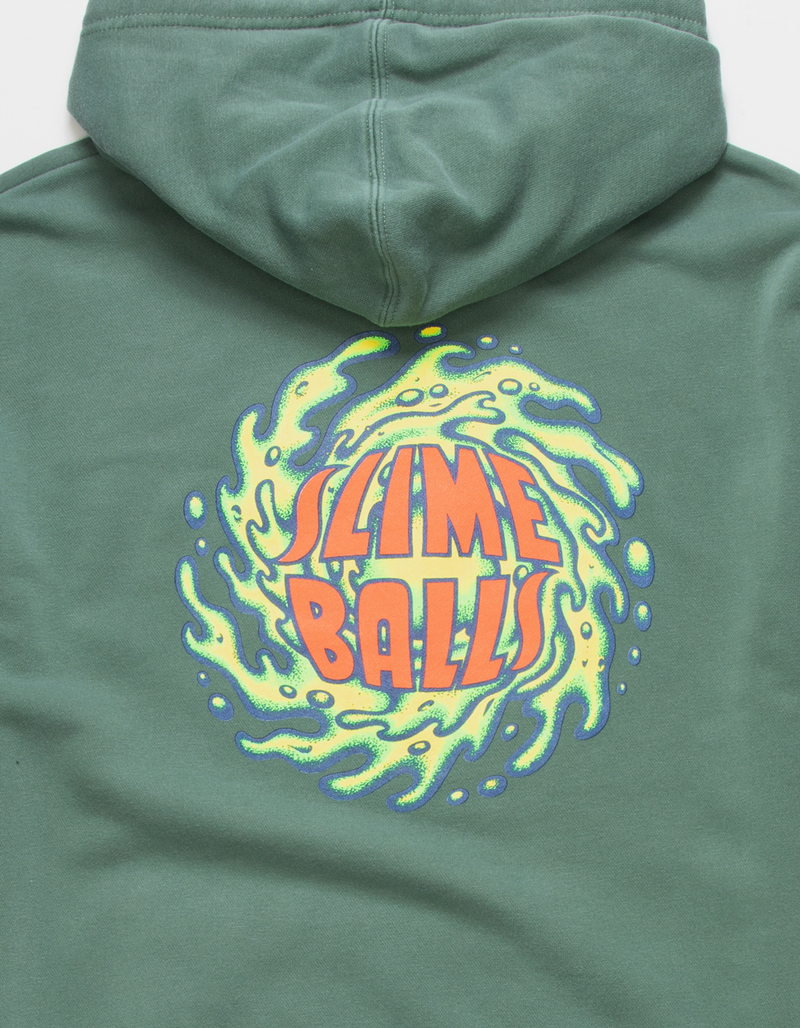 SLIME BALLS Logo Mens Hoodie image number 2