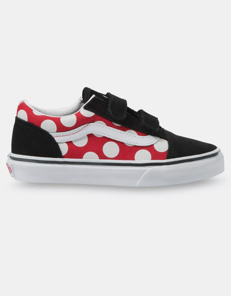 VANS Polka Dot Old Skool V Girls Shoes image number 1