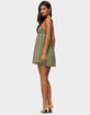 EDIKTED Ariellah Chiffon Babydoll Mini Dress image number 2