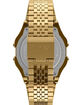 TIMEX T80 34mm Stainless Steel Digital Gold Bracelet Watch image number 3