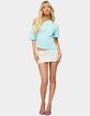 EDIKTED Petite Aisha Low Rise Mini Skirt image number 4