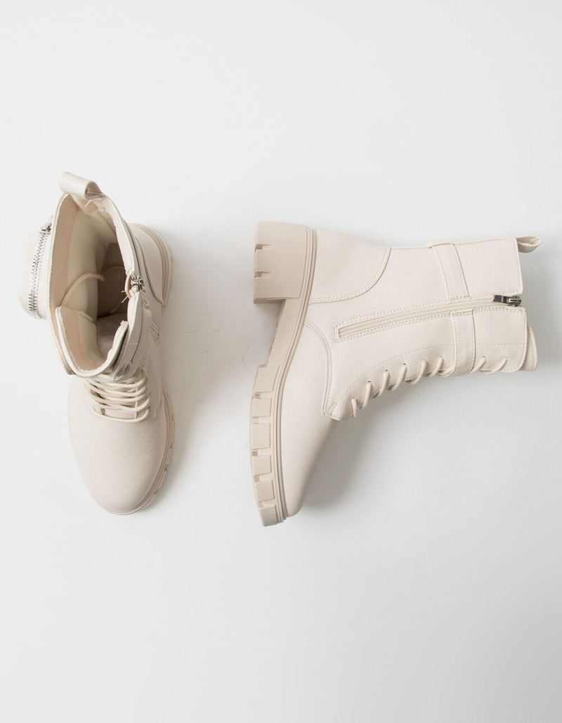 QUPID Pouch Womens Combat Boots image number 4