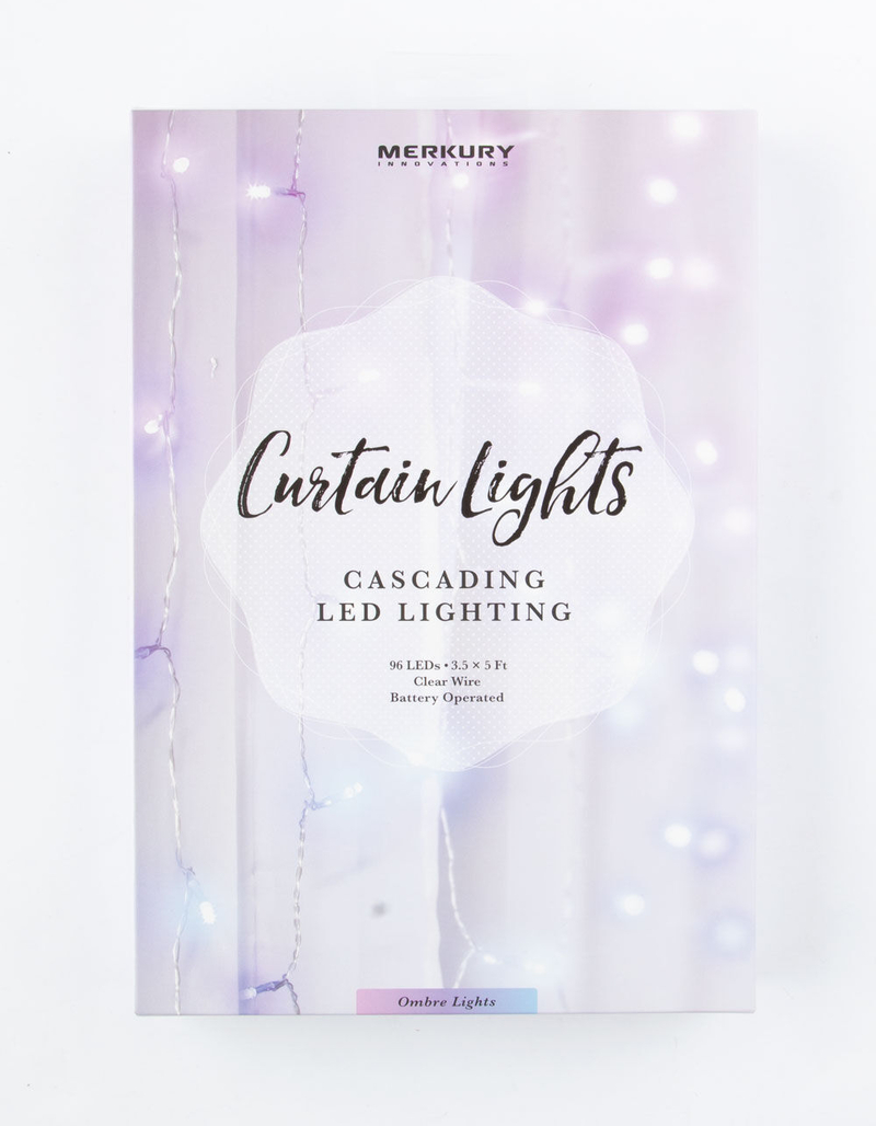 MERKURY INNOVATIONS Cascading LED Curtain String Lights image number 0