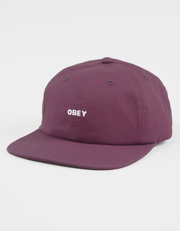 OBEY Bold Twill 6 Panel Strapback Hat Primary Image