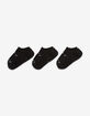 NIKE Everyday Plus 3 Pack Womens Cushioned Training Footie Socks image number 2
