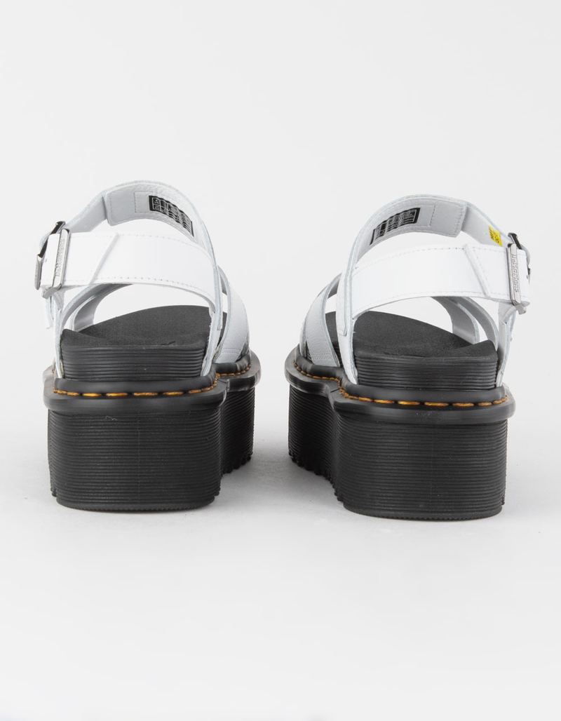DR. MARTENS Voss II Athena Leather Strap Womens Platform Sandals image number 3