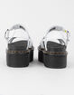 DR. MARTENS Voss II Athena Leather Strap Womens Platform Sandals image number 4
