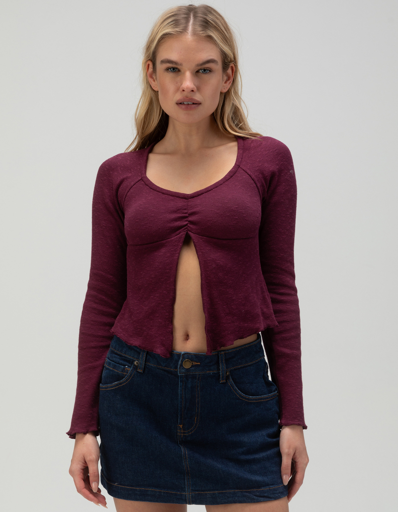 RSQ Womens Long Sleeve Flyaway Top image number 0