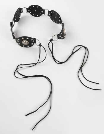 Flower Grommet Wrap Belt Alternative Image