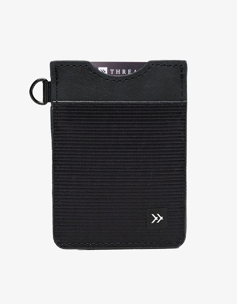 THREAD Black Vertical Wallet image number 0