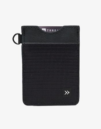 THREAD Black Vertical Wallet Primary Image