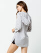 BILLABONG Same Story Black & White Cover Up Shirt image number 3