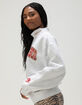 THE WILD COLLECTIVE San Francisco 49ers Womens Mock Neck Sweatshirt image number 3