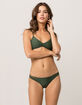 FULL TILT Olive Strap Side Bikini Bottoms image number 4