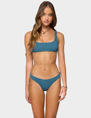 EDIKTED Oasis Scrunch Bikini Top Primary Image