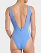 QUIKSILVER Stoked Logo Color Block One Piece Swimsuit image number 3