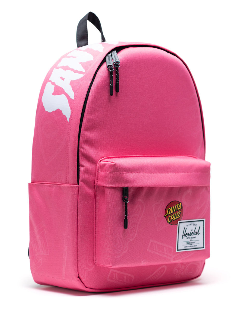 HERSCHEL SUPPLY CO. x SANTA CRUZ Classic XL Pink Backpack image number 2