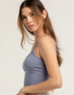 BOZZOLO Basic Cropped Womens Cami image number 2