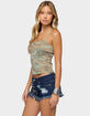 EDIKTED Ciellah Camo Tank Top image number 2