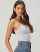 FULL TILT Womens Cami With Shelf Bra image number 3