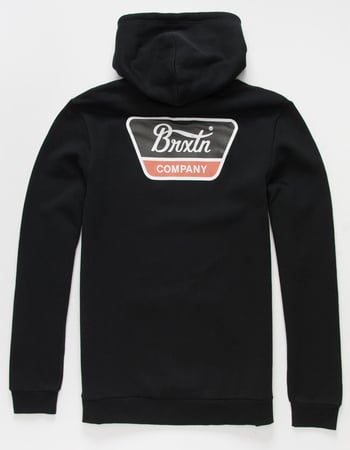 BRIXTON Linwood Mens Black Hoodie Primary Image