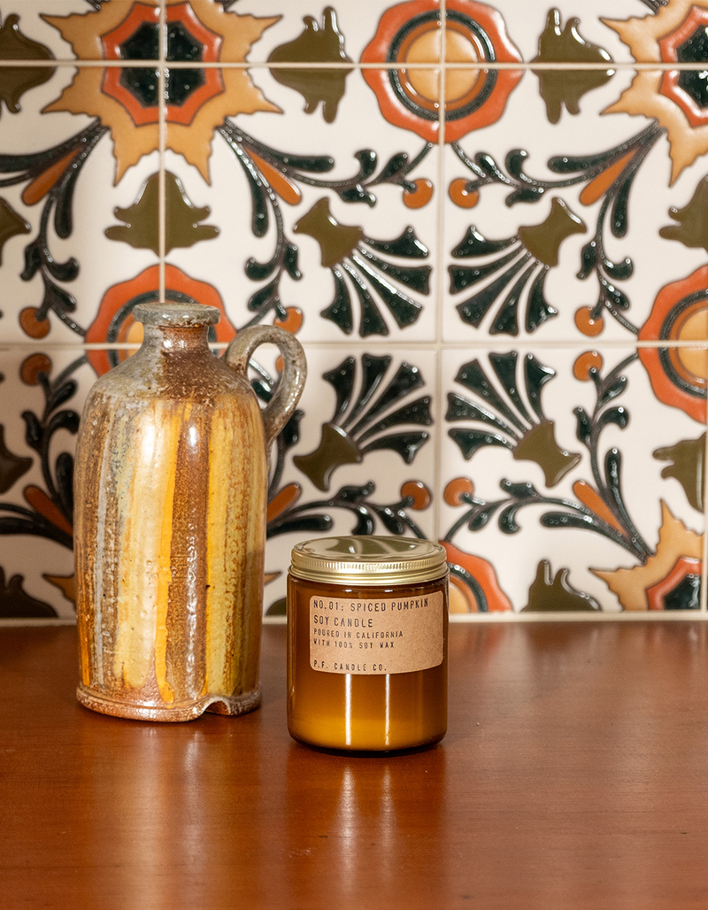 P.F. CANDLE CO. 3.5 oz Classic Soy Mini Candle - Spiced Pumpkin image number 2
