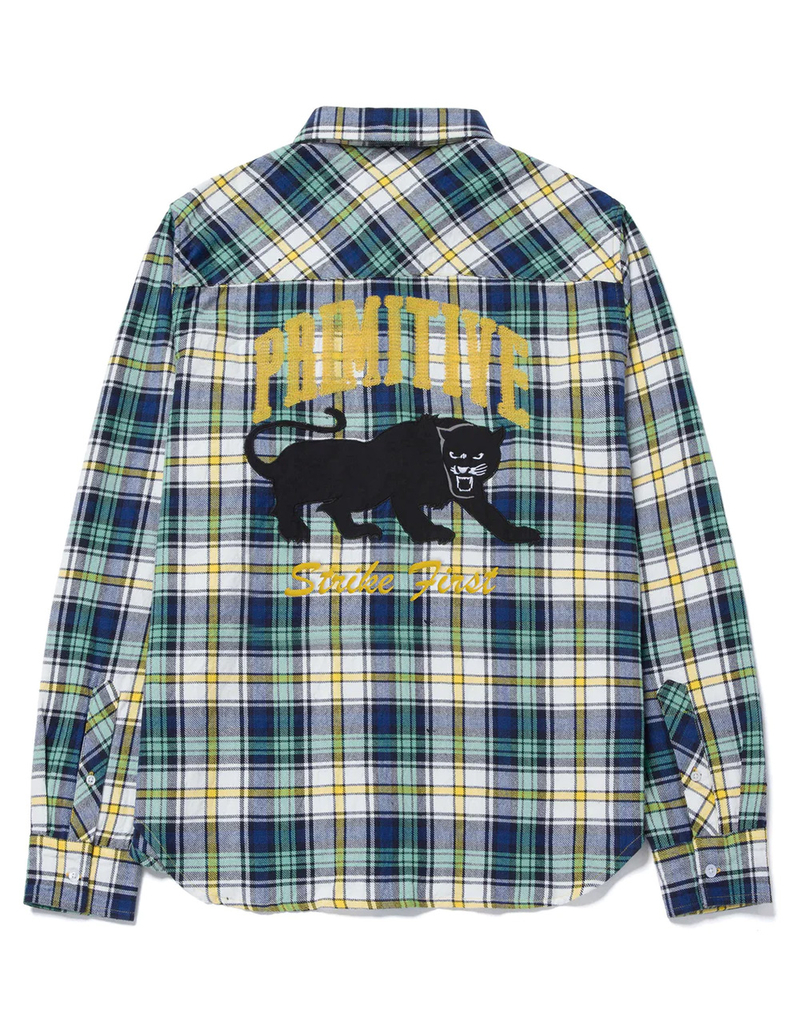 PRIMITIVE Strike Mens Flannel image number 1