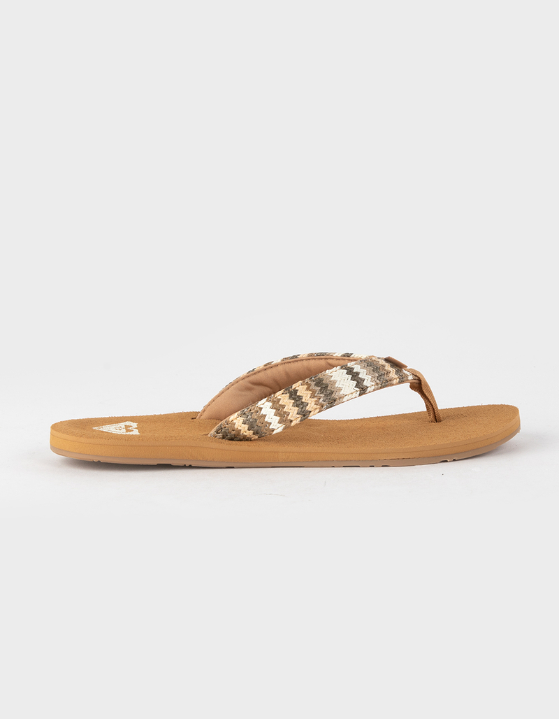 ROXY Porto Raffia Womens Thong Sandals image number 1