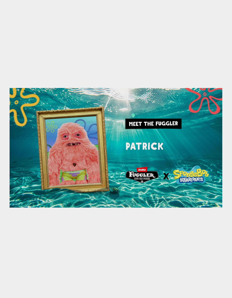 Fuggler x SpongeBob SquarePants Patrick 9" Plush Toy image number 3