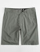 FOX Essex Tech Graphite Mens Hybrid Shorts image number 1